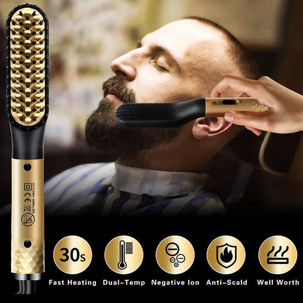 Hot Comb Electric Negative Ion - Heating Comb for Quick Hair Styling