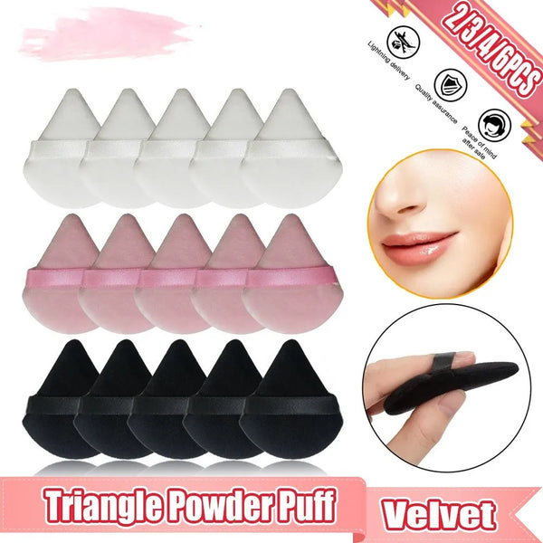 Triangle Powder Puff - Soft Makeup Sponge for Contouring