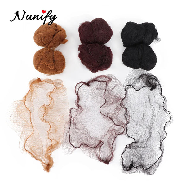 Nunify Nylon Hair Nets - Invisible Disposable Mesh Hair Net
