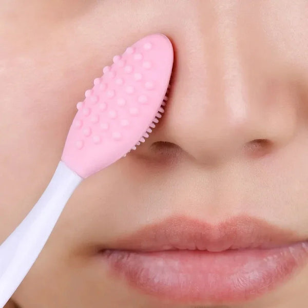 Silicone Face Brush - Blackhead Removal Exfoliating Skin Care Tool