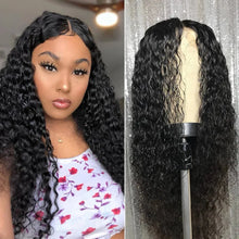 18-30Inch Long Black Synthetic Wig - Kinky Curly Daily Wig